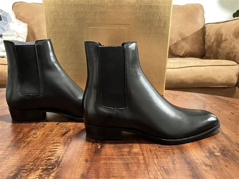 bottine yves saint laurent|wyatt chelsea boots in smooth leather .